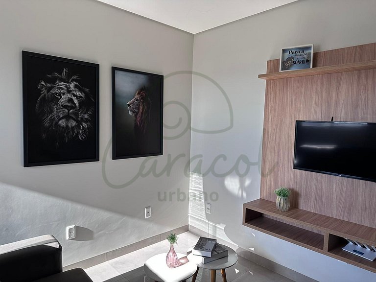 Lindo apartamento de 2/4 com ar condicionado em prédio famil