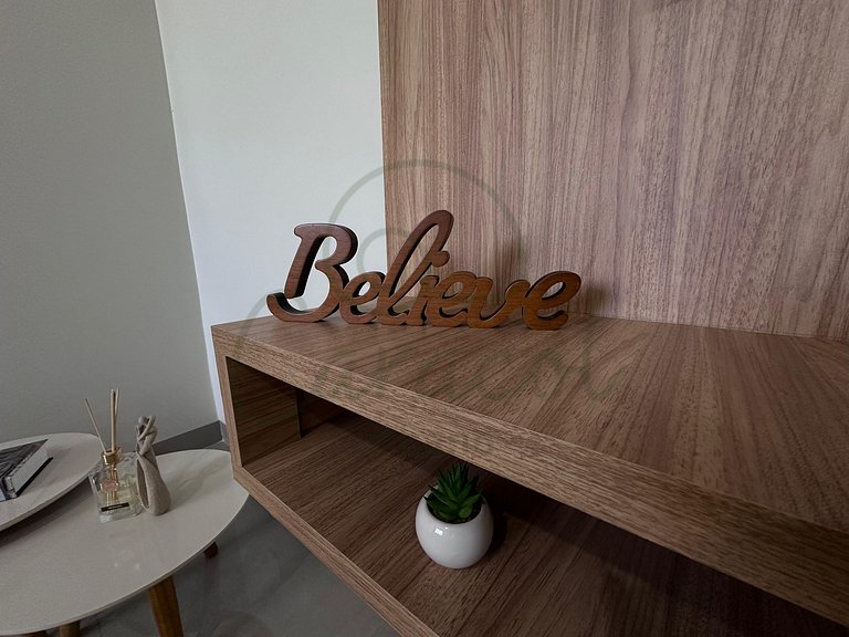 Apartamento Aconchegante e Climatizado de 2/4
