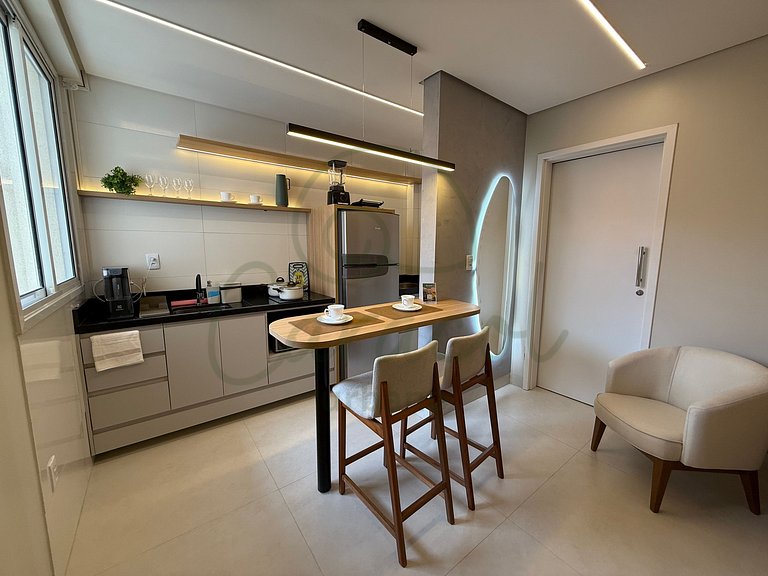 Apartamento moderno no centro da cidade