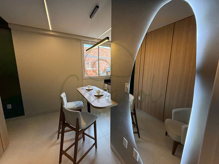 Apartamento moderno no centro da cidade