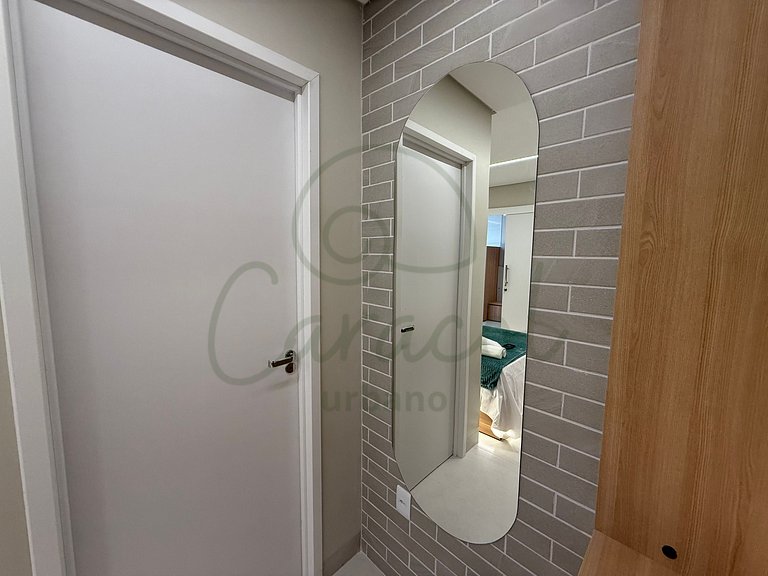 Apartamento com Suíte e sala climatizada