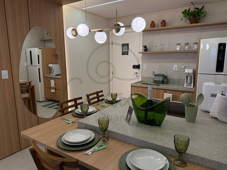 City House - Apartamento 2/4 com suíte