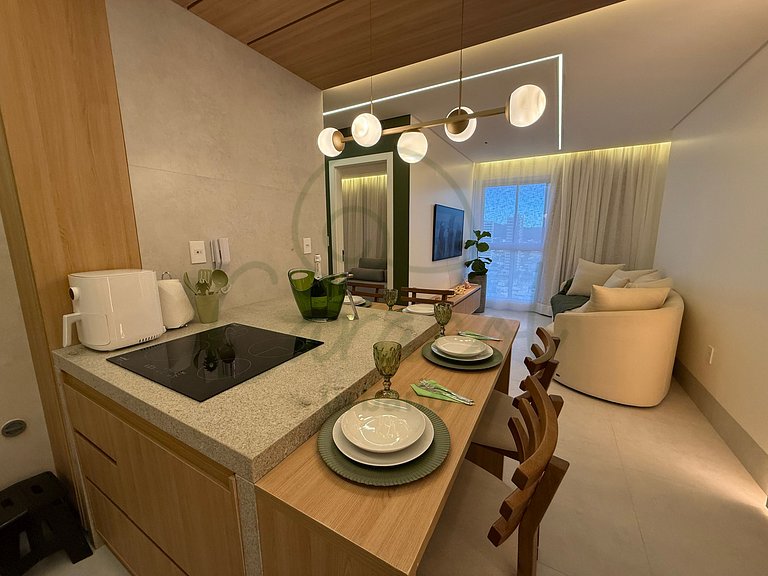 City House - Apartamento 2/4 com suíte