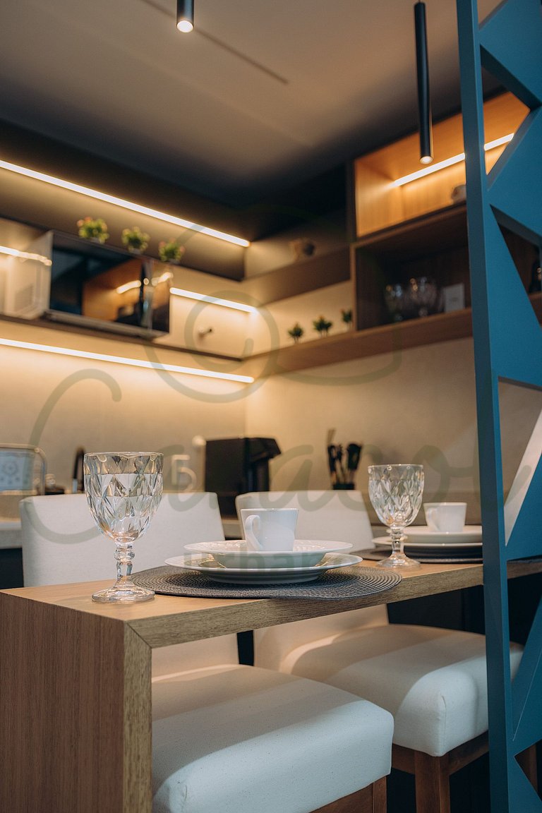 Studio aconchegante no City House
