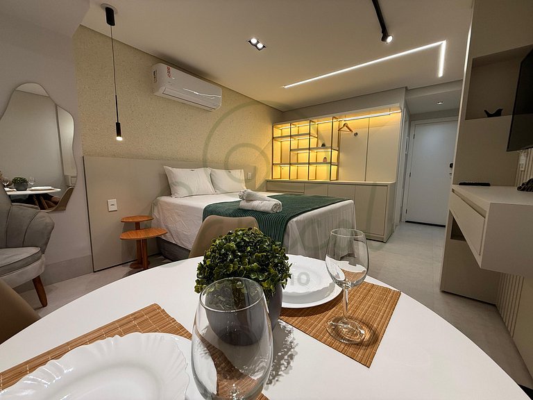 Lindo studio aconchegante no City House