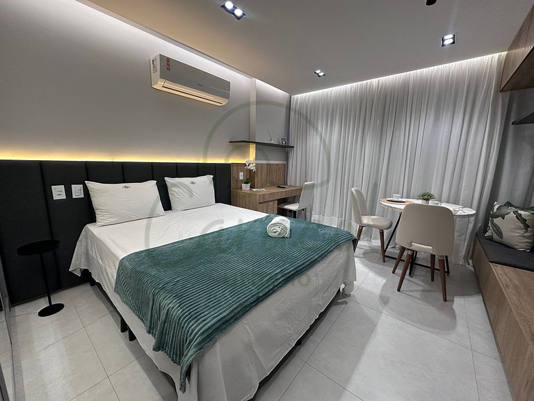 Studio no City House Piscina na cobertura