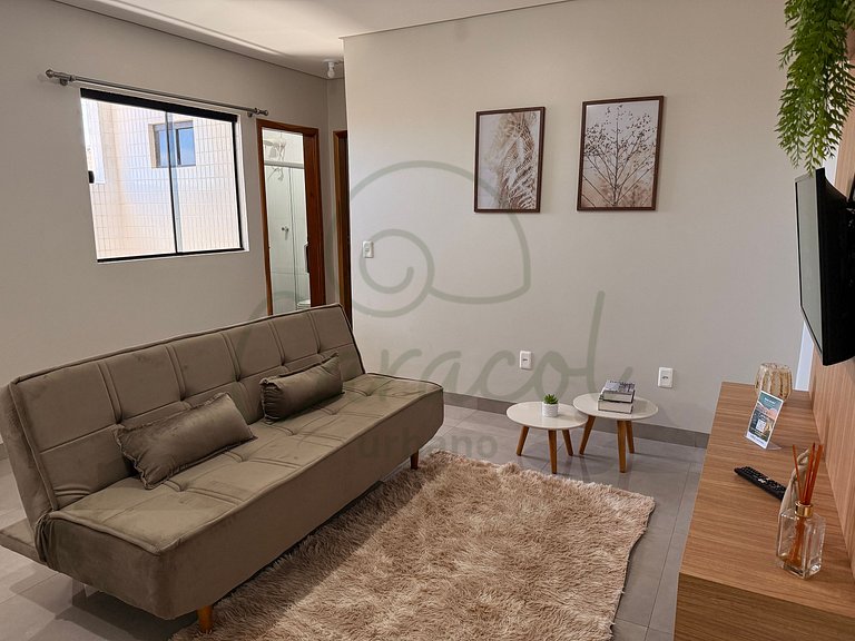 Apartamento Aconchegante e Climatizado de 2/4