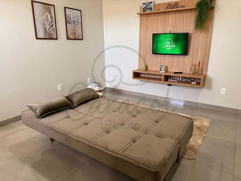Apartamento Aconchegante e Climatizado de 2/4