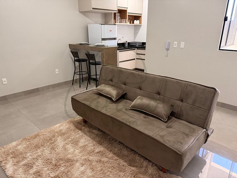 Apartamento Aconchegante e Climatizado de 2/4