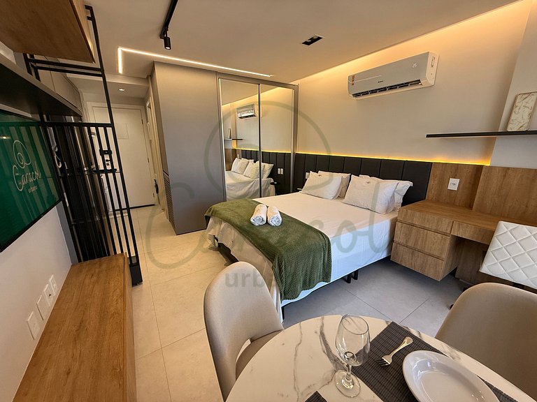 Estúdio aconchegante no City House