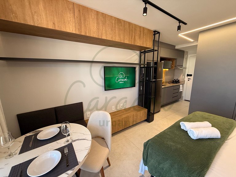 Estúdio aconchegante no City House