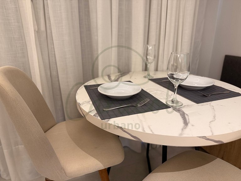 Estúdio aconchegante no City House