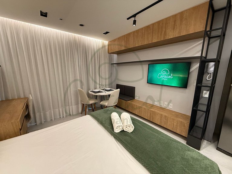 Estúdio aconchegante no City House