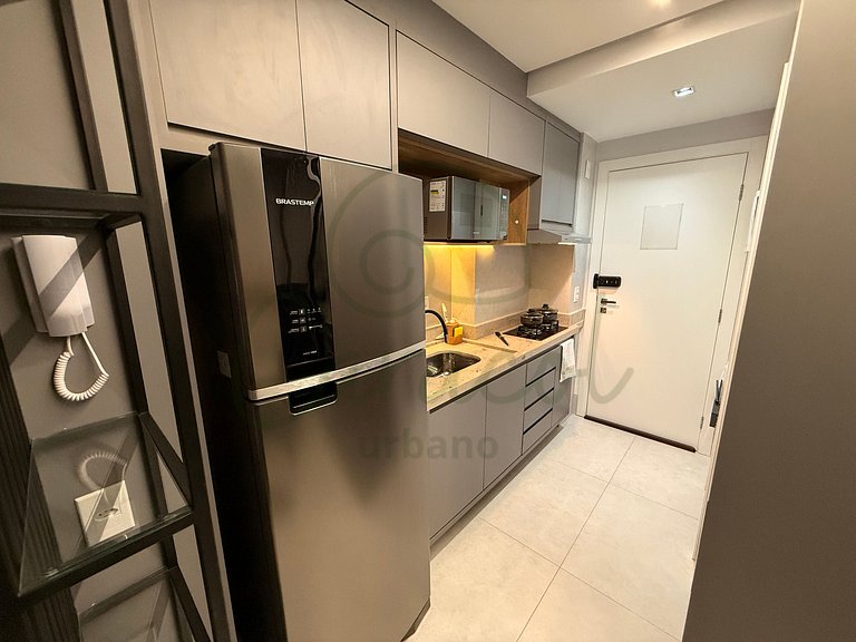 Estúdio aconchegante no City House