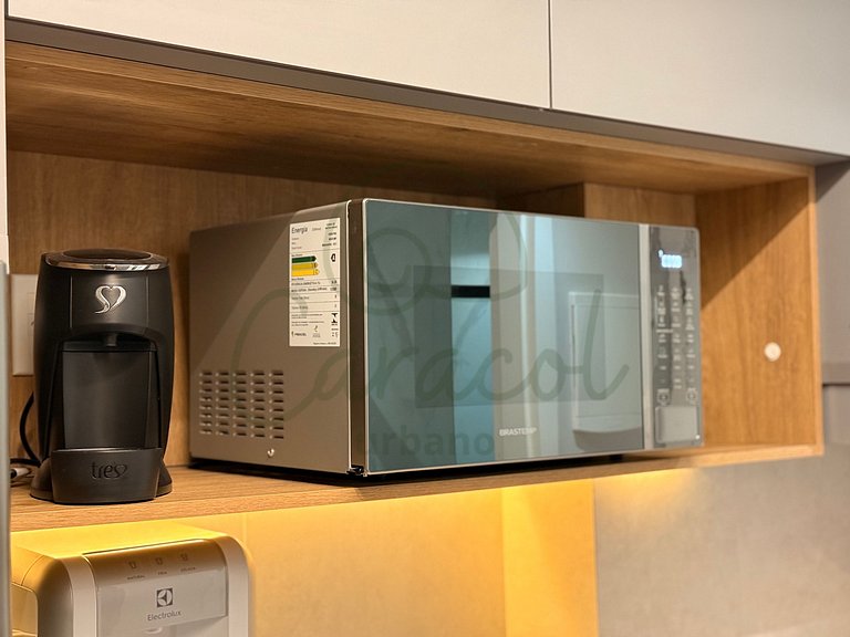 Estúdio aconchegante no City House