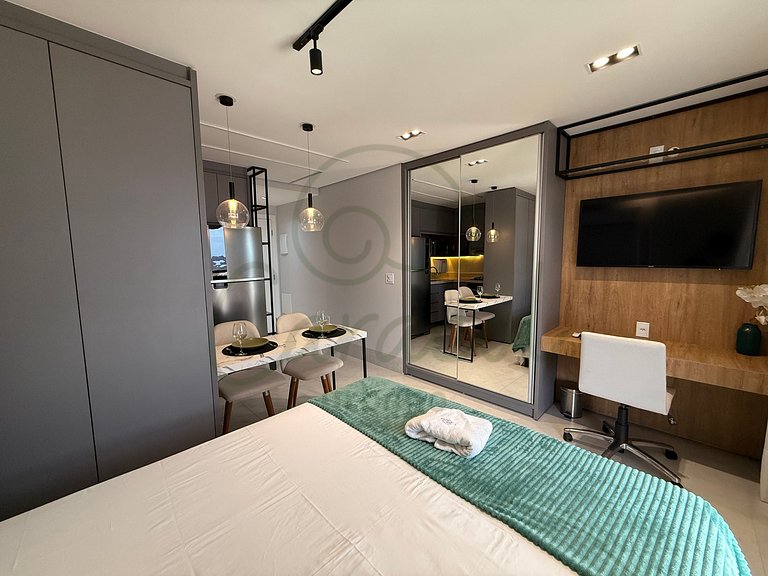 Apartamento com vista fantástica no City House