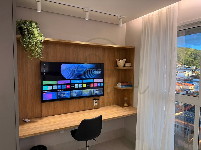 Charmoso Studio com vista incrível