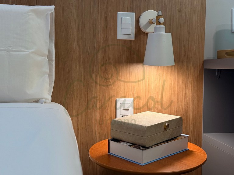 Charmoso Studio com vista incrível