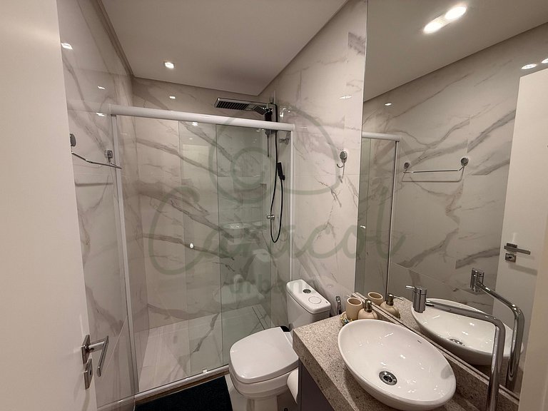 Charmoso Studio com vista incrível